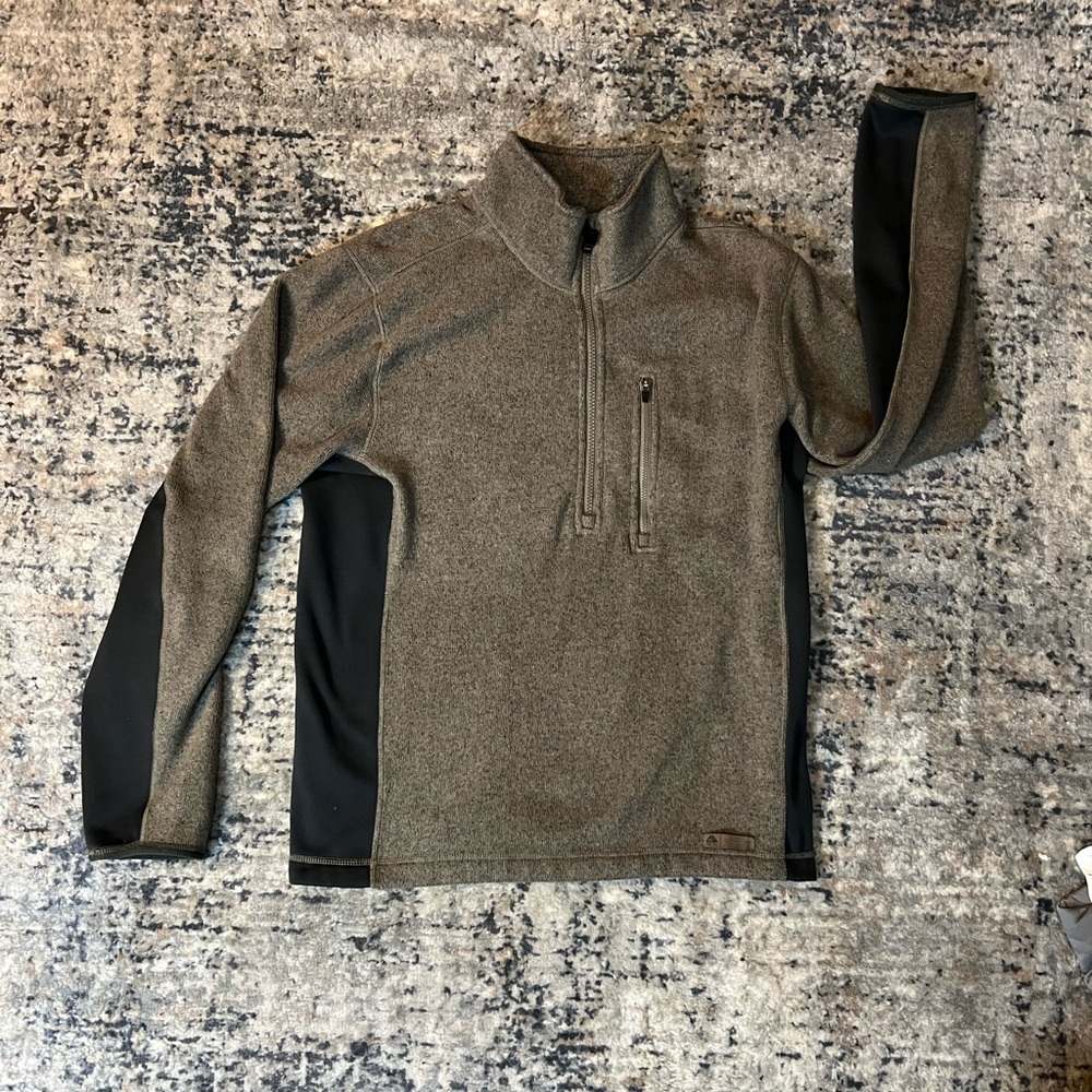 VTG Nike ACG 1/4 Zip Men Fleece  jacket Size Small brown navy made in Vietnam